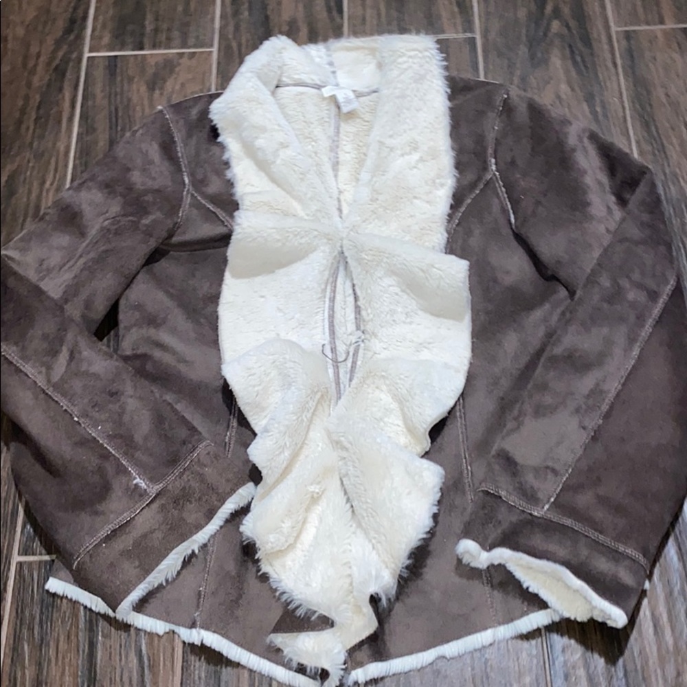 Chico’s faux fur coat